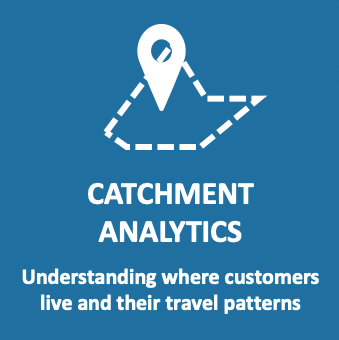 Catchment Analytics: Understanding where customers live and their travel patterns